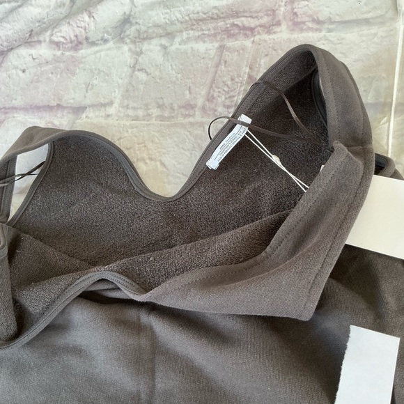 Zara Trafaluc Charcoal Sleeveless Sweater Midi Dress Size Small NWT - Picture 9 of 10